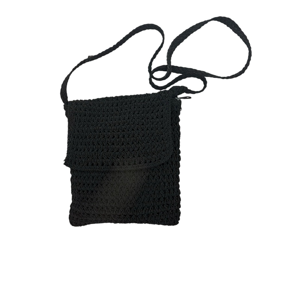 Y2K Xihilaration Knit Crossbody Bag Bohemian Coastal Flaw